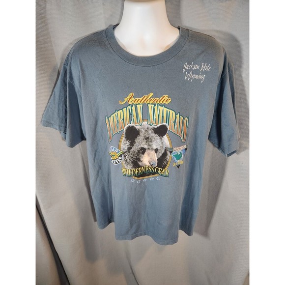 Murina Other - Vtg 90s Murina Jackson Hole WY Bear American Naturals T-Shirt Size‎ XL
